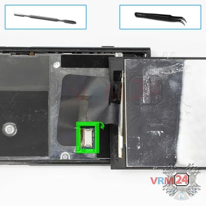 How to disassemble Sony Xperia XZ1, Step 5/1