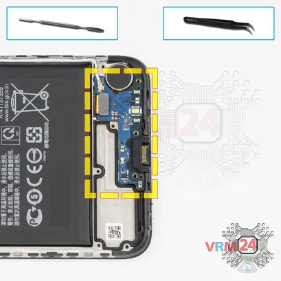 How to disassemble Samsung Galaxy A11 SM-A115, Step 13/1