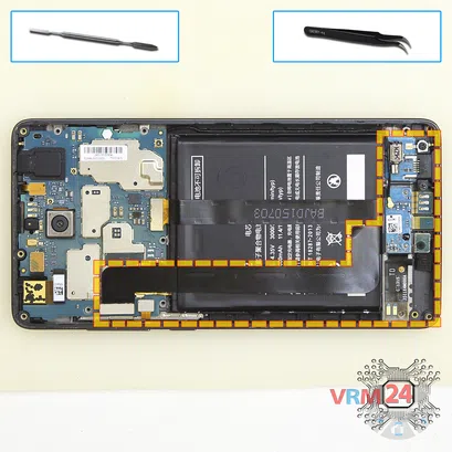 How to disassemble Xiaomi Mi 4, Step 7/1