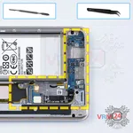 Cómo desmontar Samsung Galaxy Note FE SM-N935, Paso 14/1