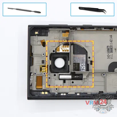 Cómo desmontar Nokia Lumia 1020 RM-875, Paso 12/1
