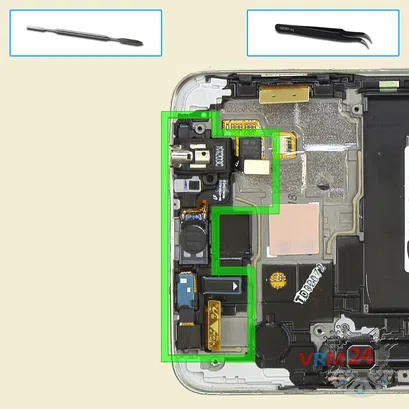 Cómo desmontar Samsung Galaxy Note 3 Neo SM-N7505, Paso 11/1