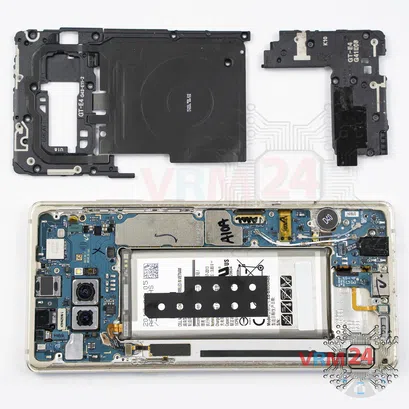 Cómo desmontar Samsung Galaxy Note 8 SM-N950, Paso 6/2
