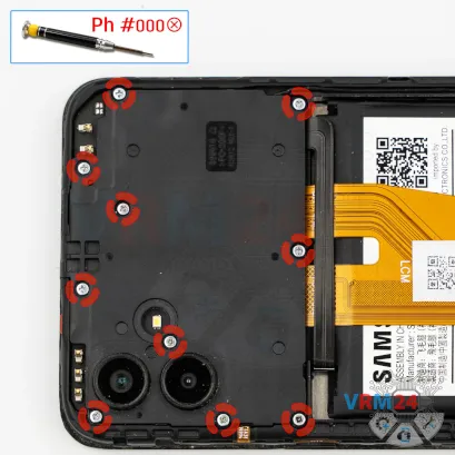 How to disassemble Samsung Galaxy A04 SM-A045, Step 4/1
