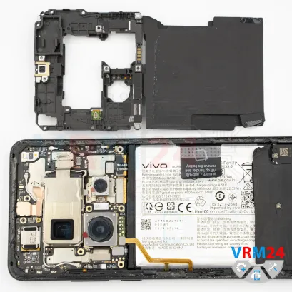 How to disassemble vivo X200 Pro, Step 5/2