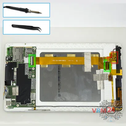 Cómo desmontar Lenovo Tab 2 A8-50, Paso 10/1