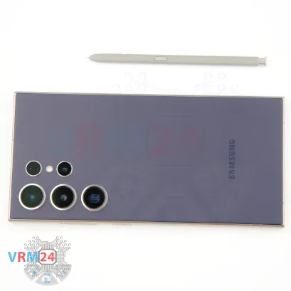 How to disassemble Samsung Galaxy S24 Ultra SM-S928, Step 3/2