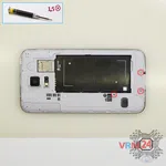 Cómo desmontar Samsung Galaxy S5 SM-G900, Paso 6/1