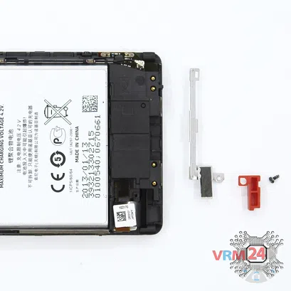 How to disassemble Nokia Lumia 920 RM-820, Step 6/2