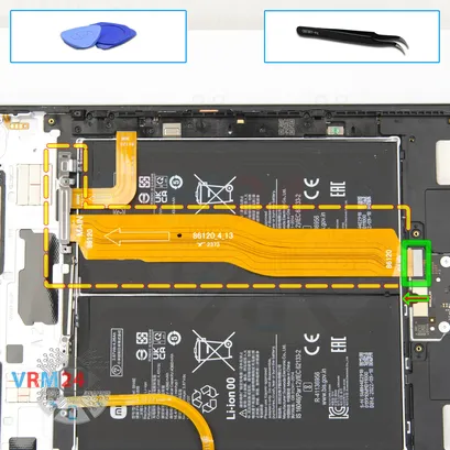 How to disassemble Xiaomi Pad 5, Step 16/1