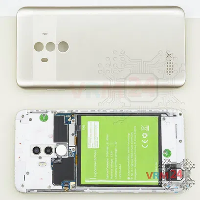 Cómo desmontar LEAGOO T8, Paso 2/2