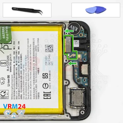 How to disassemble Realme C53, Step 10/1