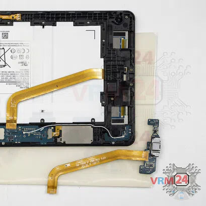 How to disassemble Samsung Galaxy Tab A 10.5'' SM-T595, Step 7/2