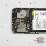 Como desmontar Motorola Moto M TX1663 por si mesmo, Passo 11/2