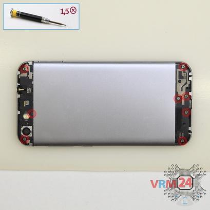 How to disassemble ZTE Blade V6, Step 3/1