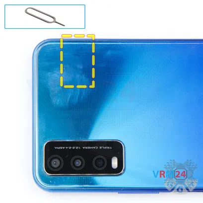 How to disassemble vivo Y20, Step 2/1