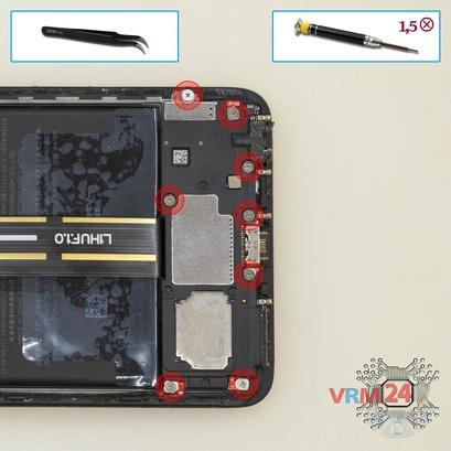 How to disassemble Meizu 15 Lite M871H, Step 7/1