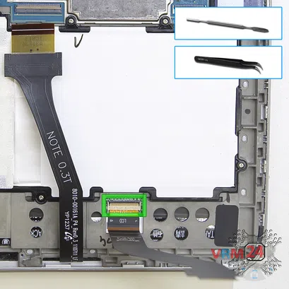 Как разобрать Samsung Galaxy Note 10.1'' GT-N8000, Шаг 8/1
