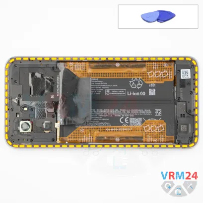 How to disassemble Xiaomi Poco M7 4G, Step 6/1