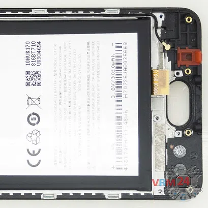 How to disassemble Meizu M5c M710H, Step 16/3