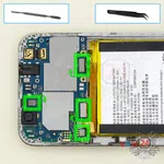 Cómo desmontar ZTE Blade Z10, Paso 13/1