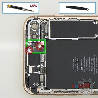 Cómo desmontar Apple iPhone 8 Plus, Paso 13/1