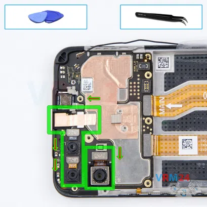 Como desmontar Realme Narzo 50A por si mesmo, Passo 15/1