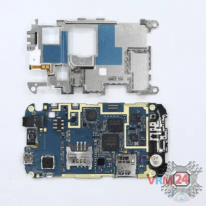 Cómo desmontar Samsung Galaxy Y GT-S5360, Paso 8/2