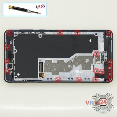 How to disassemble Nokia 8 TA-1004, Step 7/1