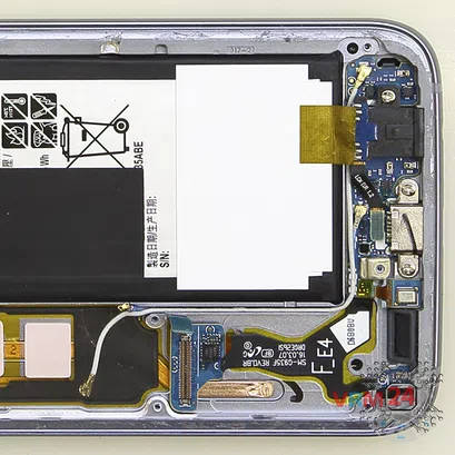 Cómo desmontar Samsung Galaxy S7 Edge SM-G935, Paso 11/3