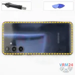 How to disassemble Samsung Galaxy M55 SM-M556, Step 3/1