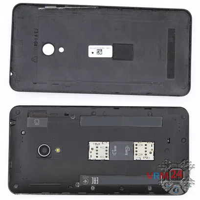 How to disassemble Asus ZenFone 5 A501CG, Step 1/2