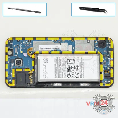 How to disassemble Samsung Galaxy A6 (2018) SM-A600, Step 10/1