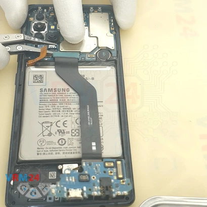 Como desmontar Samsung Galaxy A71 5G SM-A7160 por si mesmo, Passo 12/3