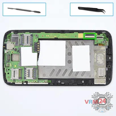 How to disassemble Alcatel OT POP C7 7041D, Step 7/1