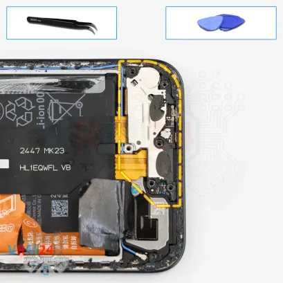 Cómo desmontar Huawei Nova 13, Paso 10/1