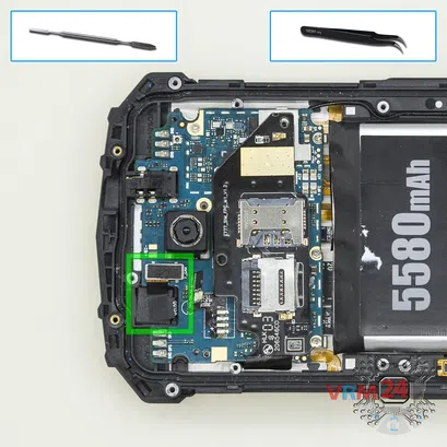 How to disassemble Doogee S60 IP68, Step 14/1
