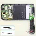 How to disassemble HTC Desire 326G, Step 7/1