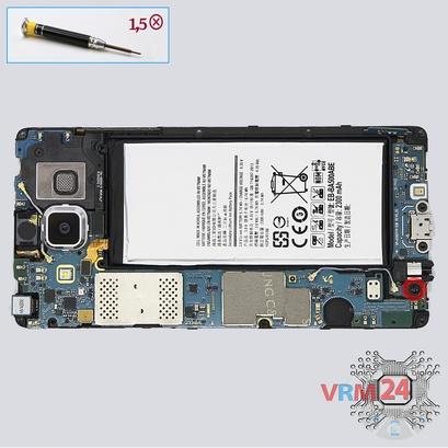 How to disassemble Samsung Galaxy A5 SM-A500, Step 4/1
