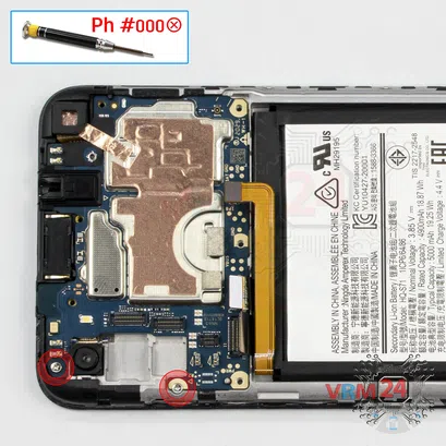 How to disassemble Samsung Galaxy M11 SM-M115, Step 14/1