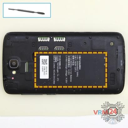 How to disassemble Huawei Honor 3C Lite, Step 2/1