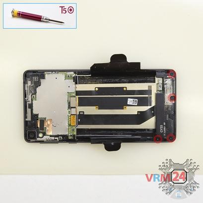 How to disassemble Sony Xperia E5, Step 5/1