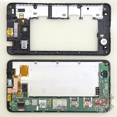 Cómo desmontar Microsoft Lumia 640 XL RM-1062, Paso 4/2