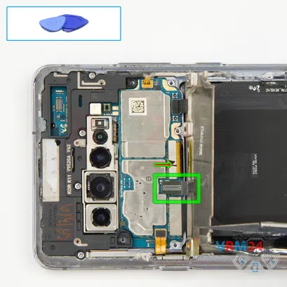 How to disassemble Samsung Galaxy S10 5G SM-G977, Step 5/2