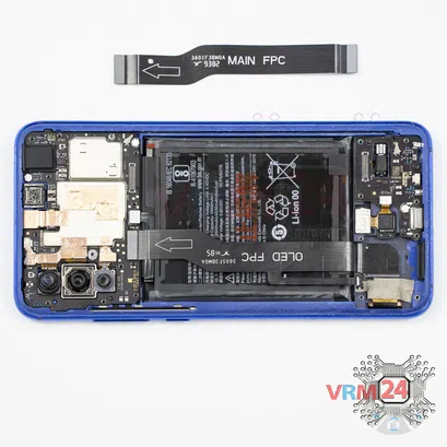 How to disassemble Xiaomi Mi 9 Lite, Step 8/2