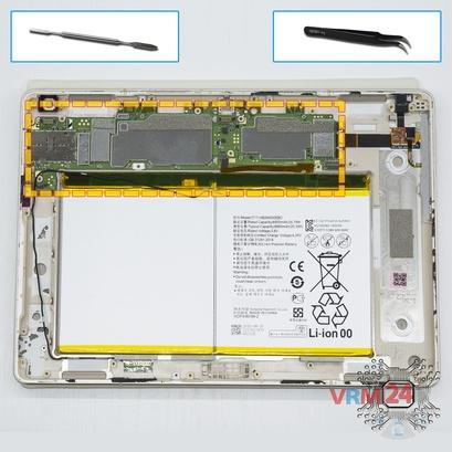 How to disassemble Huawei MediaPad M2 10'', Step 17/1