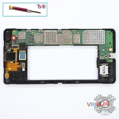 How to disassemble Nokia Lumia 735 RM-1038, Step 6/1