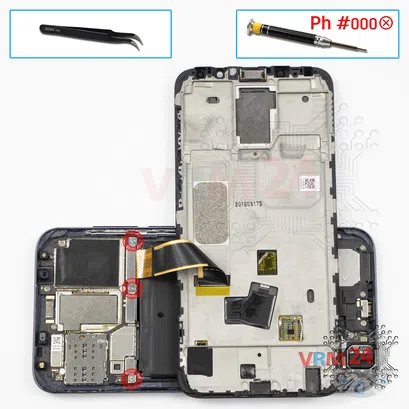 How to disassemble Meizu 16X M872H, Step 4/1