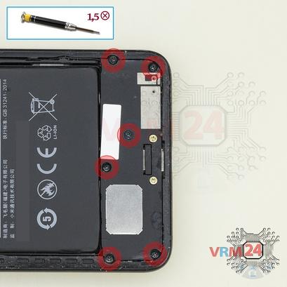 Como desmontar Xiaomi Mi Note 3 por si mesmo, Passo 7/1