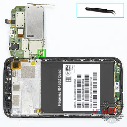 How to disassemble Fly IQ4502 Quad ERA Energy 1, Step 7/1